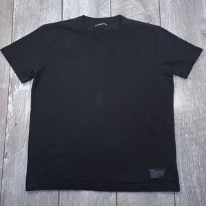 American Giant Everest T-Shirt Mens Small Black Short Sleeve Heavyweight Cotton